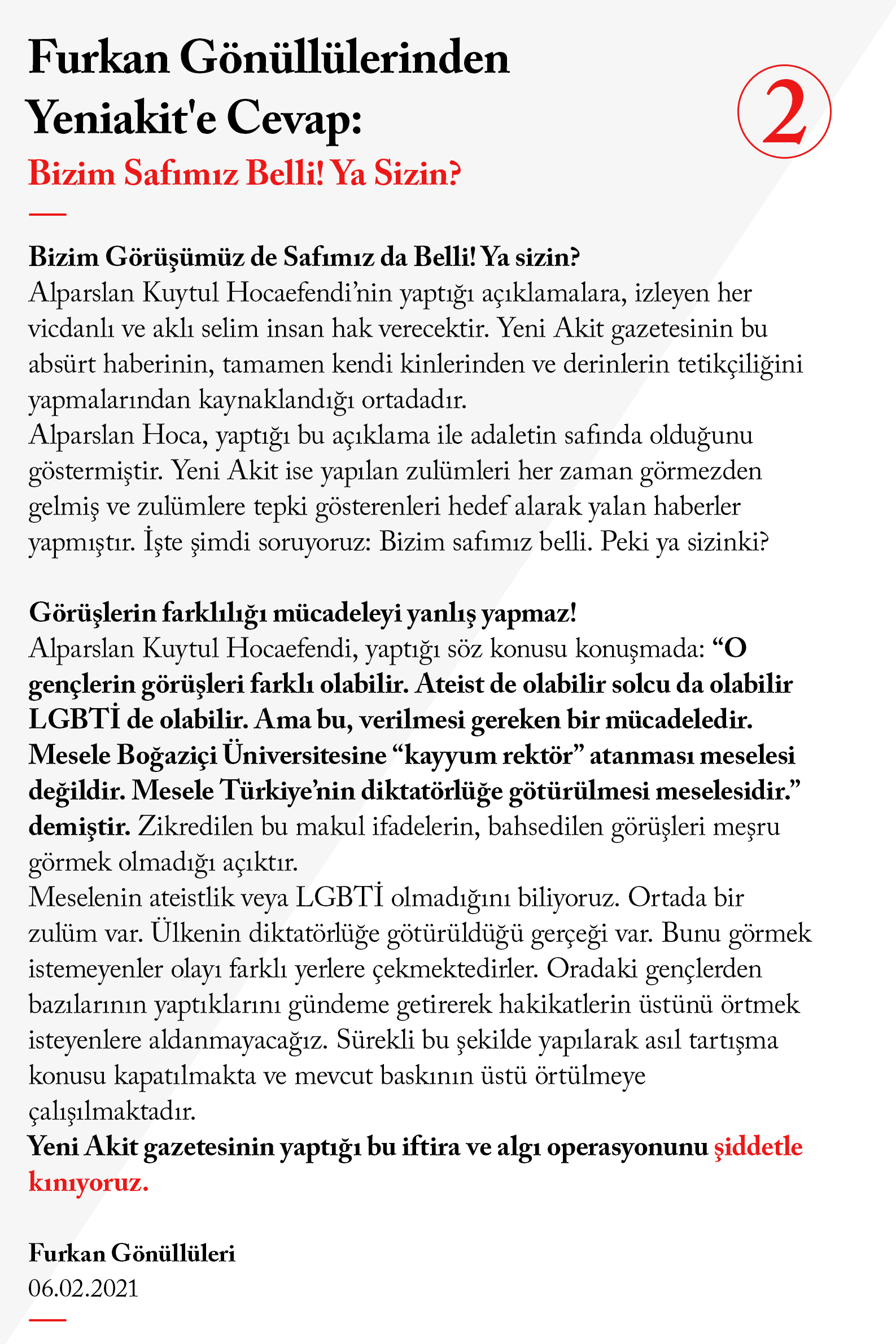 Alparslan Kuytul LGBTİ