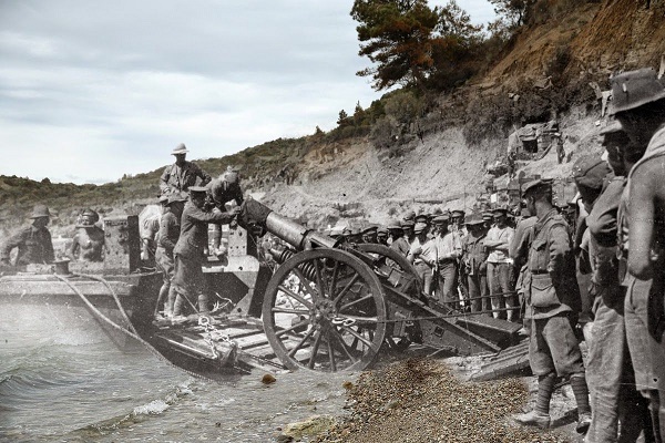 Çanakkale savaşı, asker, top